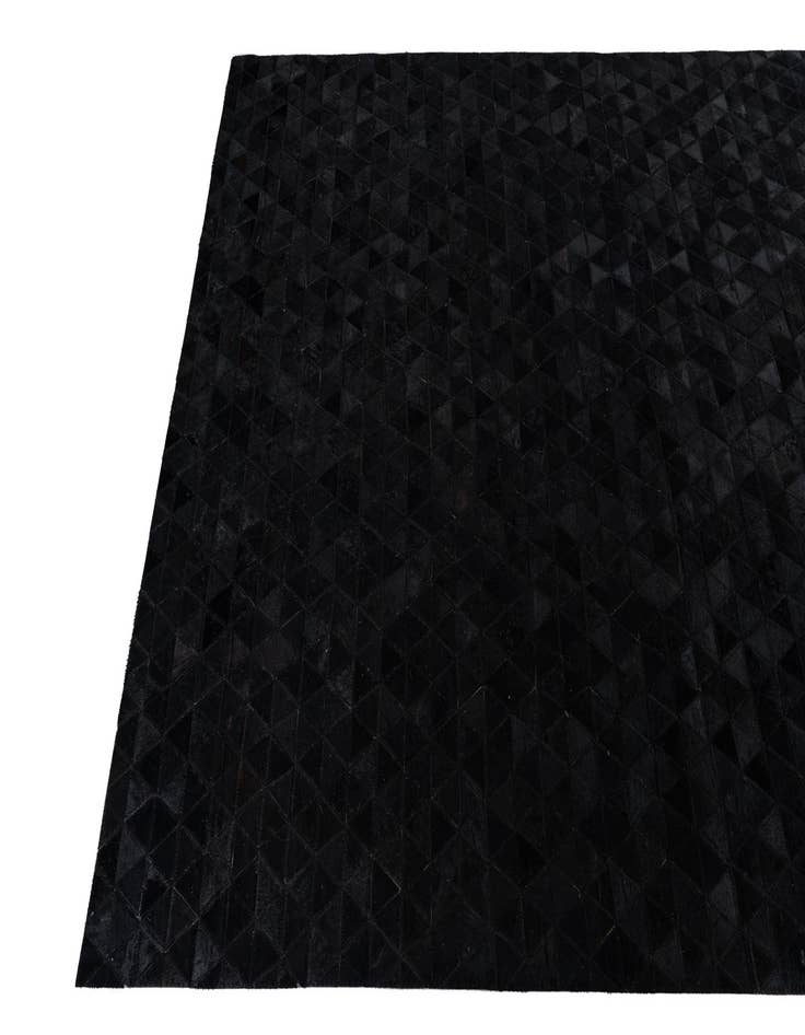 Detail image of 5' x 7' 8 Cowhide Leather Rug