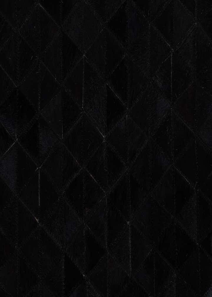 5' x 7' 8 Cowhide Leather Rug