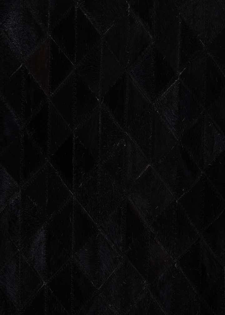 5' x 7' 8 Cowhide Leather Rug
