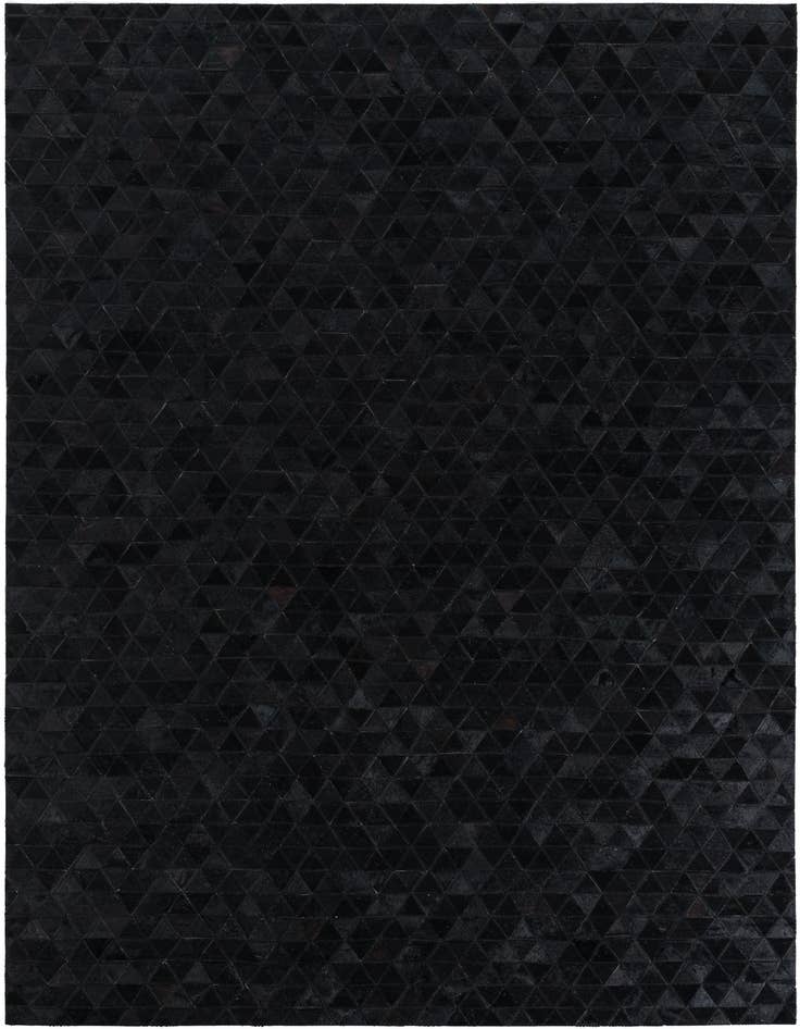 Detail image of 5' x 7' 8 Cowhide Leather Rug