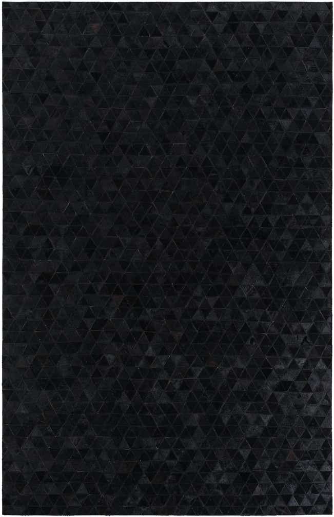 5' x 7' 8 Cowhide Leather Rug