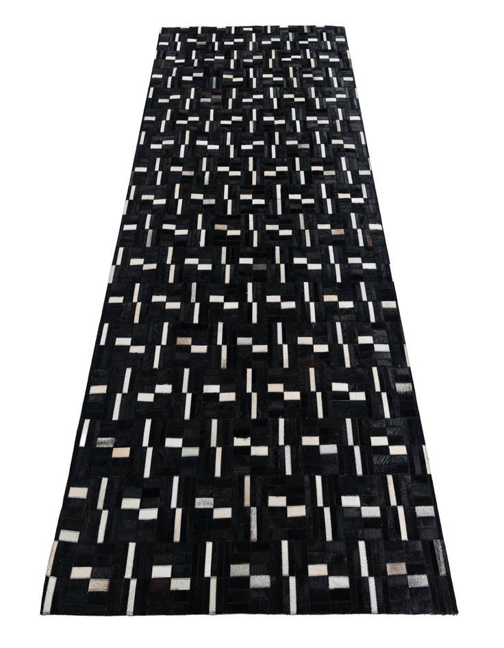 Detail image of 5' 1 x 8' 1 Cowhide Leather Rug