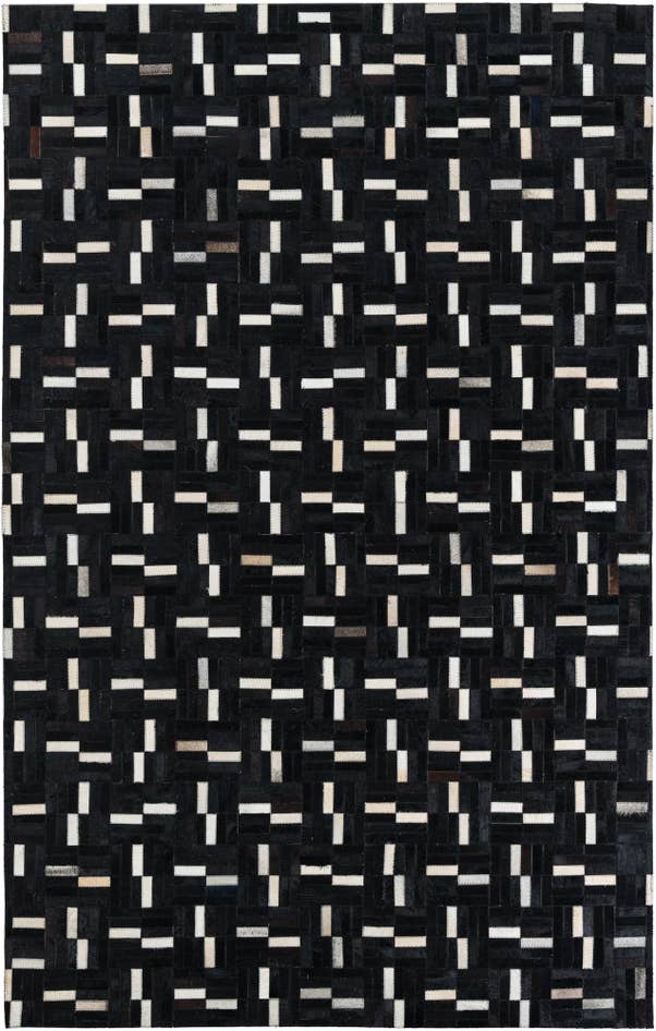 Detail image of 5' 1 x 8' 1 Cowhide Leather Rug