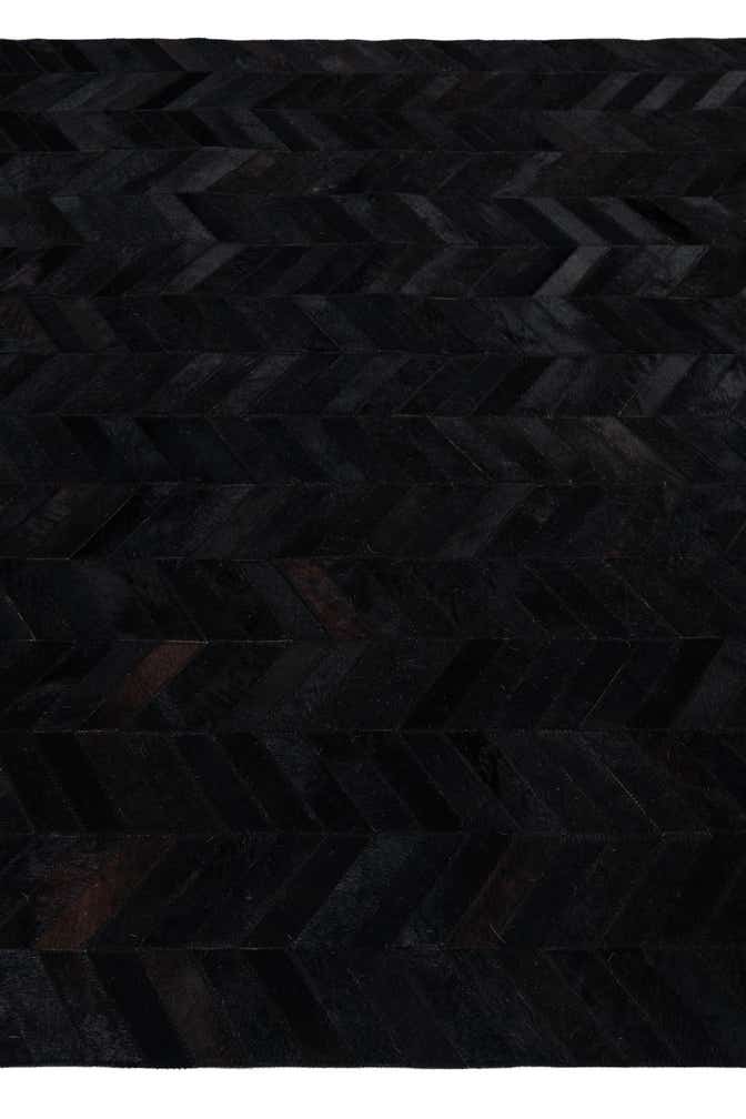 5' 1 x 8' Cowhide Leather Rug