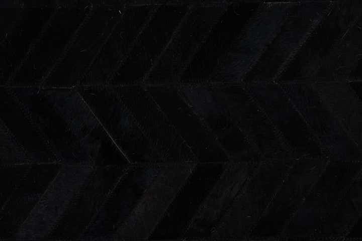 5' 1 x 8' Cowhide Leather Rug