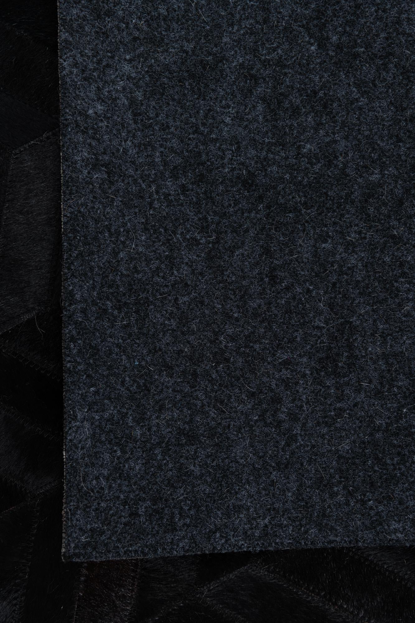 5' 1 x 8' Cowhide Leather Rug
