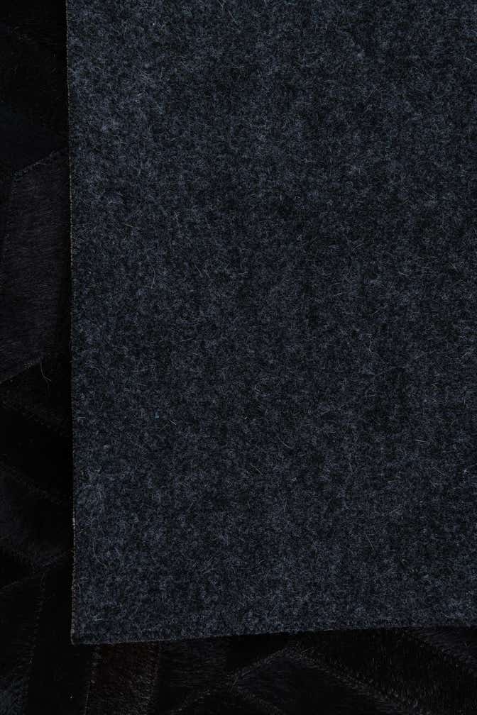 5' 1 x 8' Cowhide Leather Rug