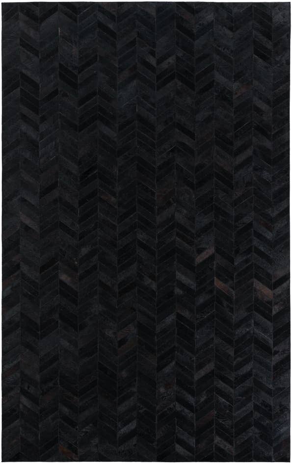 Detail image of 5' 1 x 8' Cowhide Leather Rug
