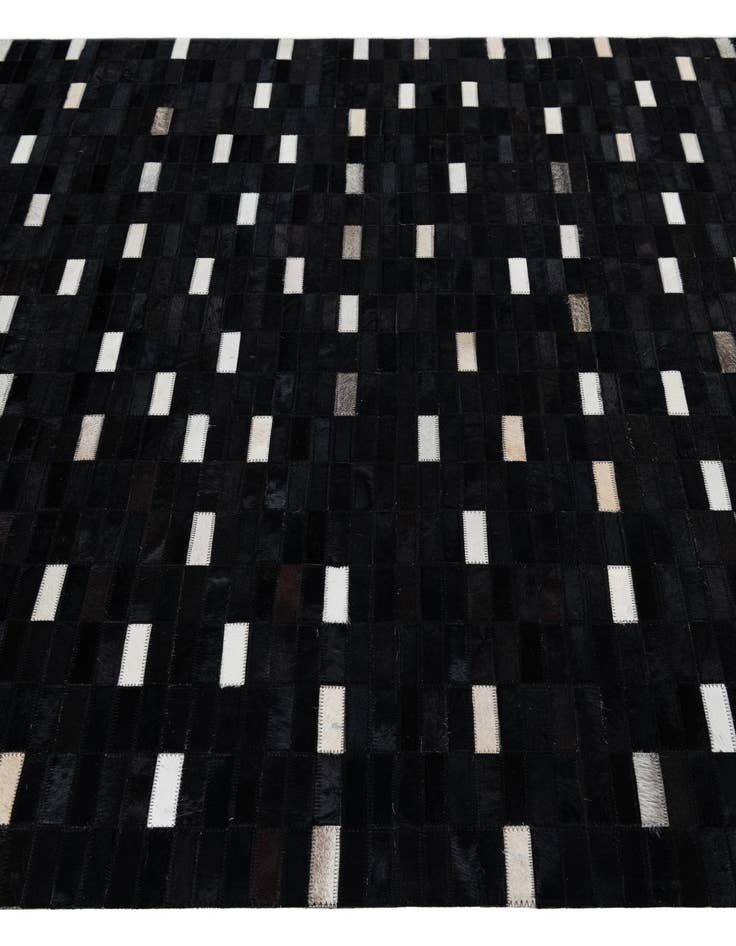 Detail image of 5' x 8' Cowhide Leather Rug