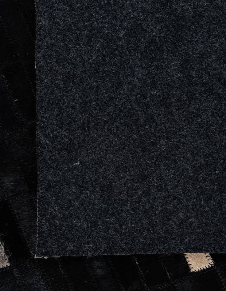 Detail image of 5' x 7' 10 Cowhide Leather Rug