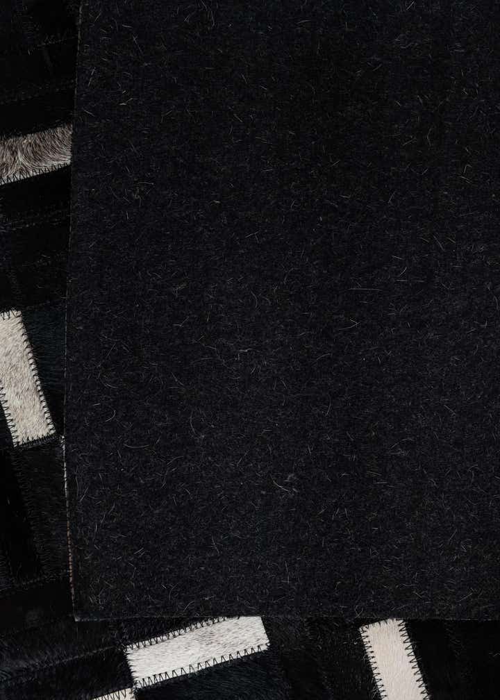 7' 8 x 9' 8 Cowhide Leather Rug