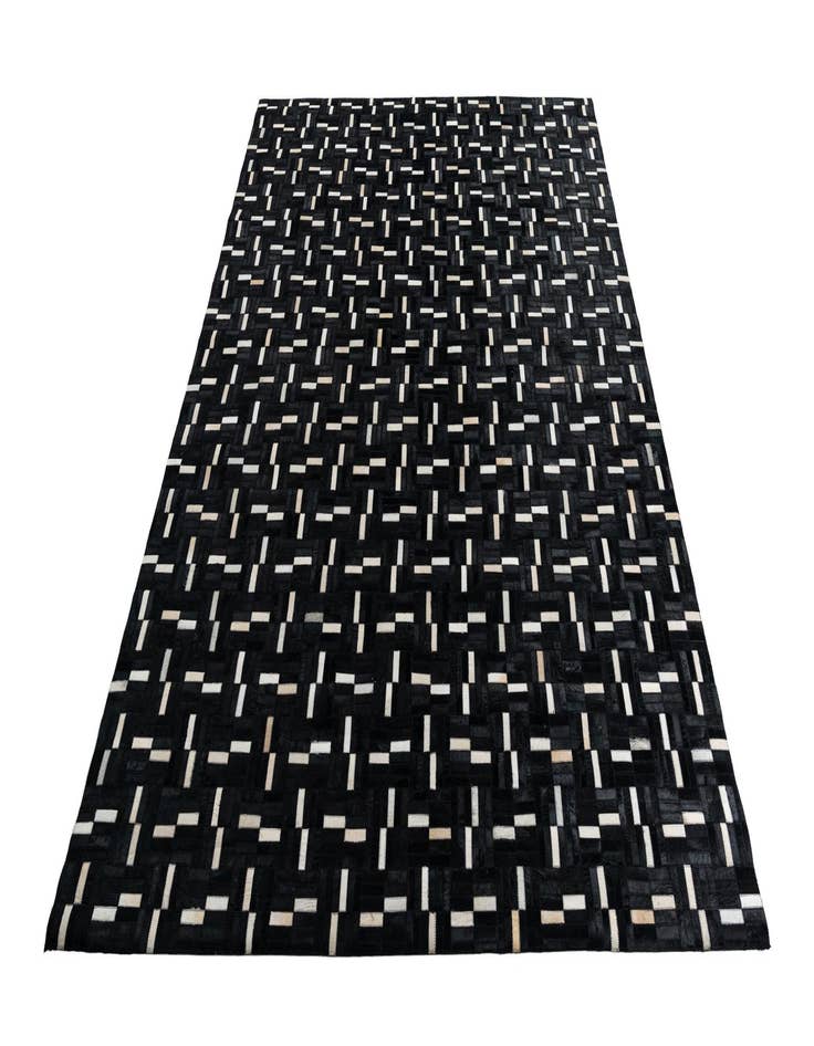 Detail image of 7' 9 x 9' 7 Cowhide Leather Rug