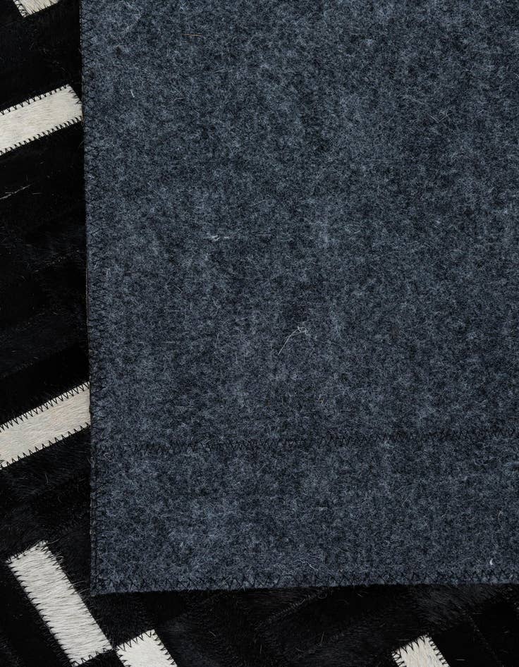 Detail image of 7' 9 x 9' 7 Cowhide Leather Rug