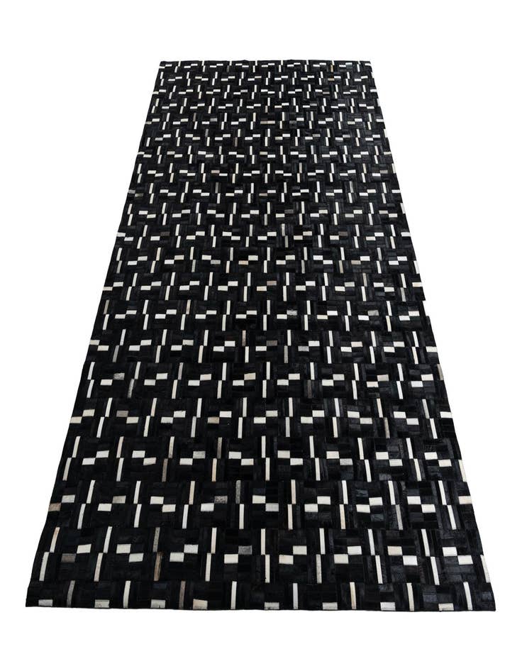 Detail image of 8' 2 x 10' Cowhide Leather Rug