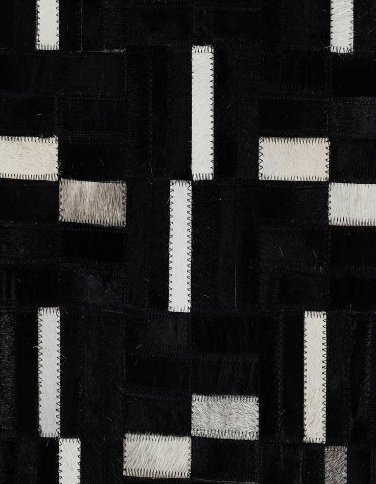 Detail image of 8' 2 x 10' Cowhide Leather Rug
