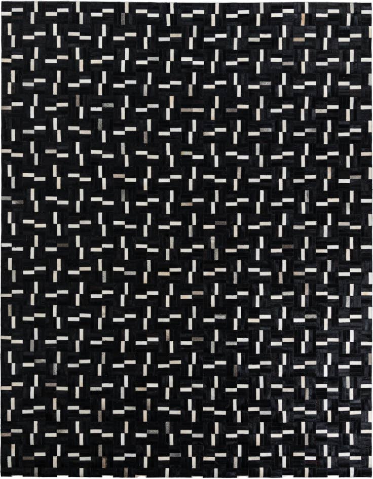 Detail image of 8' 2 x 10' Cowhide Leather Rug