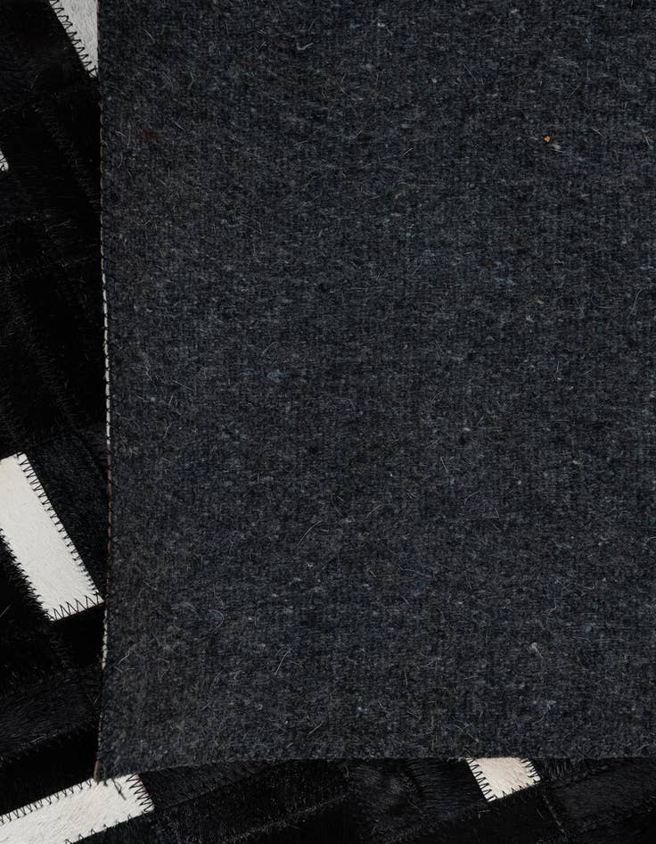 Detail image of 8' x 9' 10 Cowhide Leather Rug