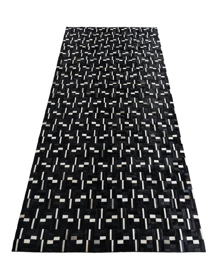 Detail image of 8' 2 x 9' 10 Cowhide Leather Rug