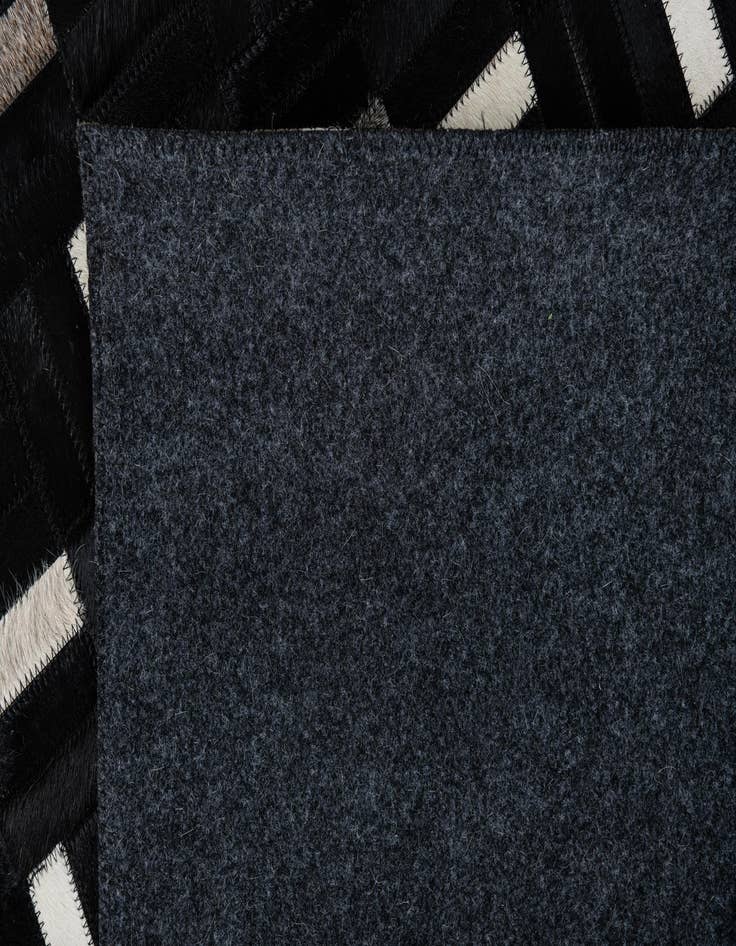 Detail image of 8' 2 x 9' 10 Cowhide Leather Rug