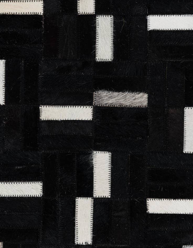 Detail image of 8' 2 x 10' 2 Cowhide Leather Rug
