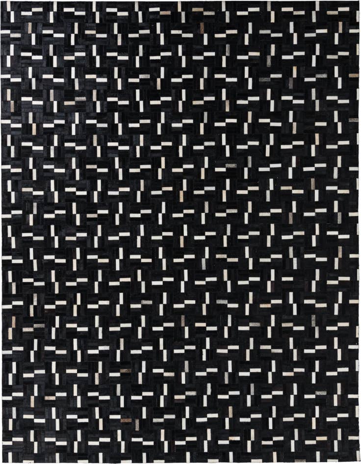 Detail image of 8' 2 x 10' 2 Cowhide Leather Rug