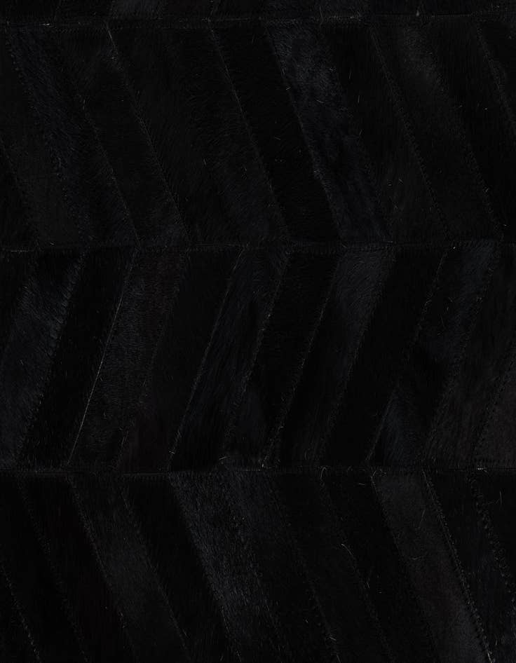 Detail image of 5' 1 x 8' Cowhide Leather Rug