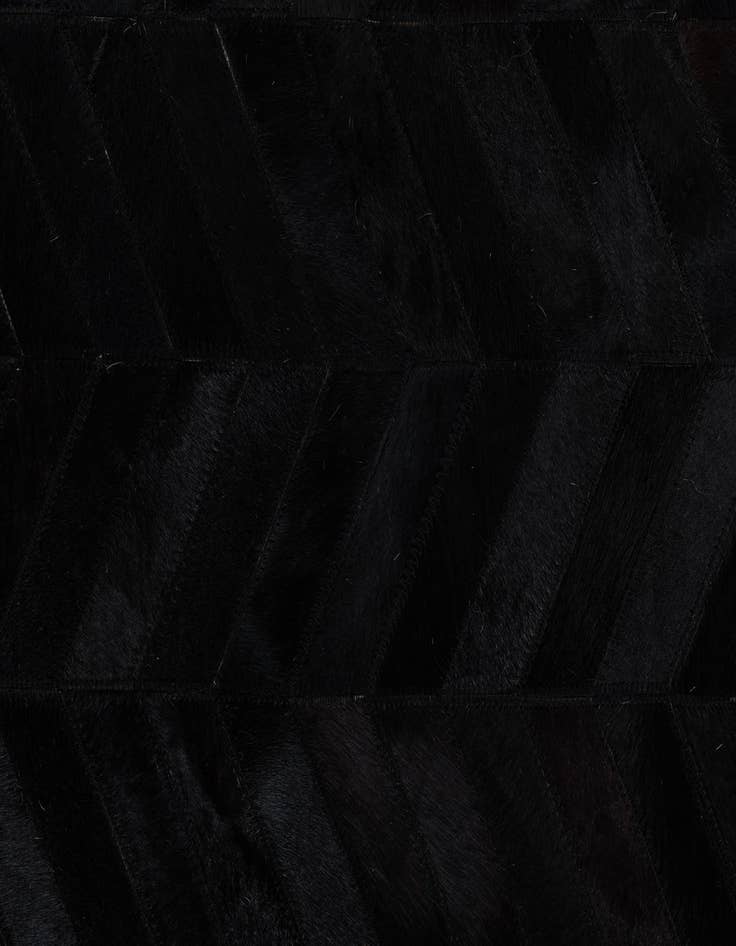 Detail image of 5' 1 x 8' Cowhide Leather Rug