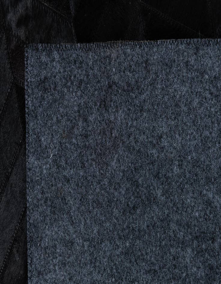 Detail image of 5' 1 x 8' Cowhide Leather Rug