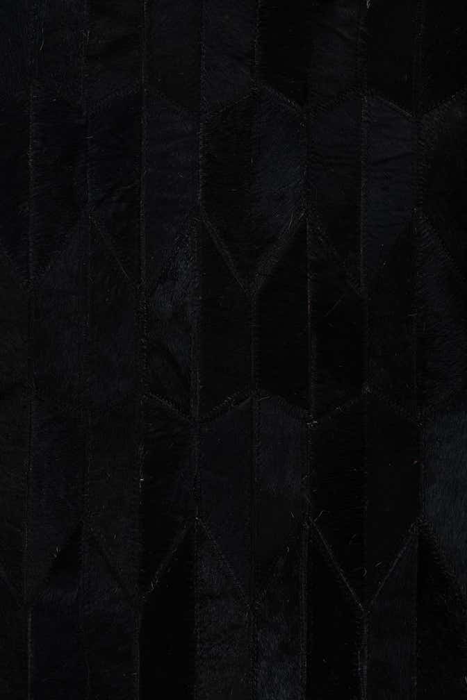 5' x 8' Cowhide Leather Rug