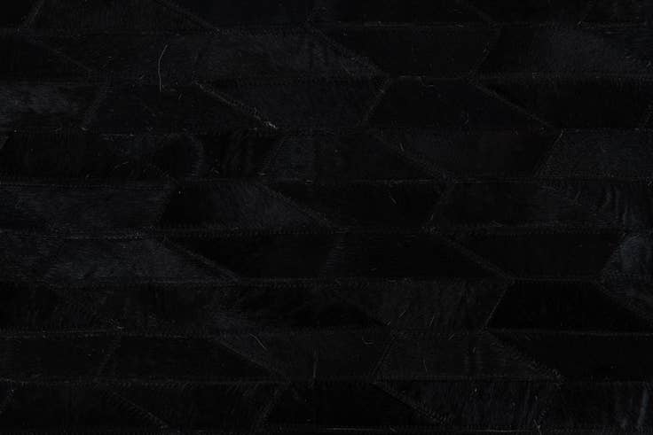 Detail image of 5' x 7' 9 Cowhide Leather Rug
