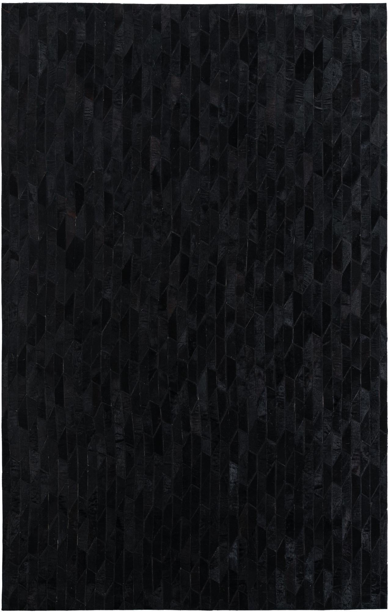 5' x 7' 9 Cowhide Leather Rug