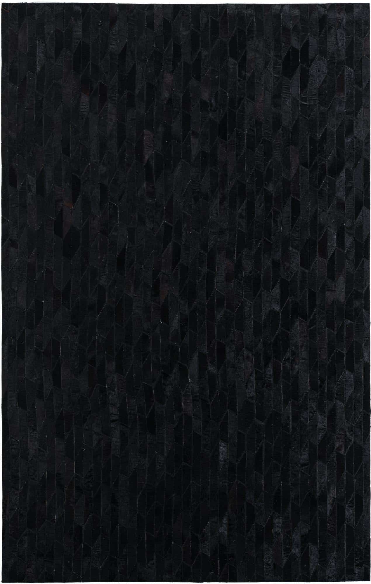 5' x 7' 9 Cowhide Leather Rug