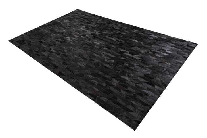 5' 1 x 8' Cowhide Leather Rug