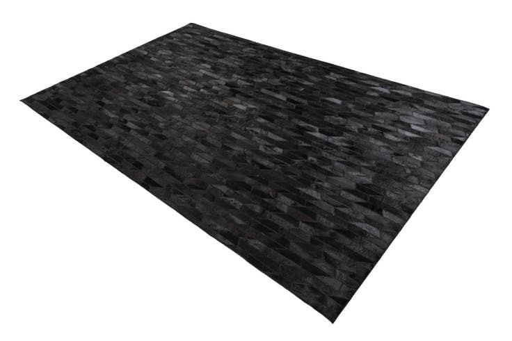 Detail image of 5' 1 x 8' Cowhide Leather Rug