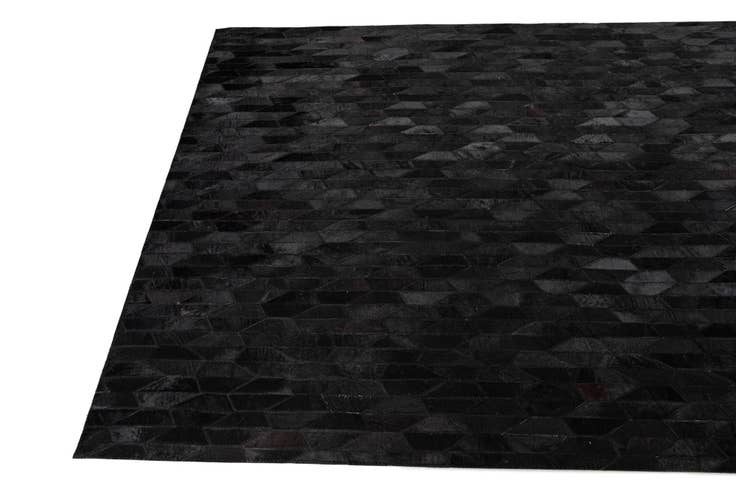 Detail image of 5' 1 x 8' Cowhide Leather Rug
