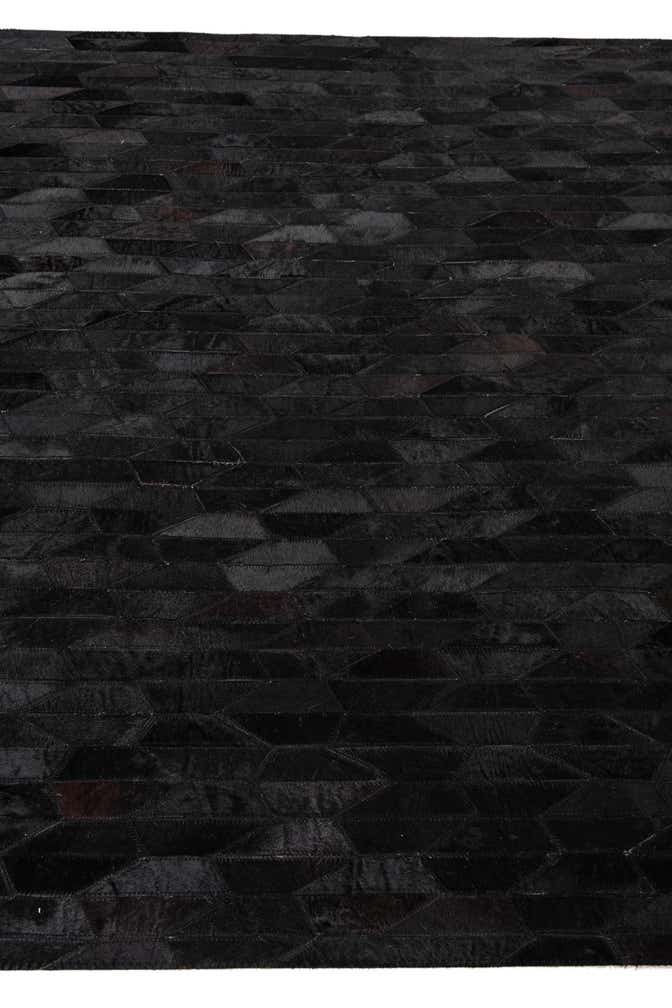 5' 1 x 8' Cowhide Leather Rug