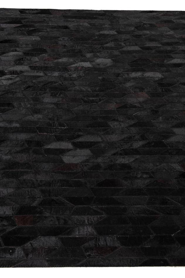 Detail image of 5' 1 x 8' Cowhide Leather Rug