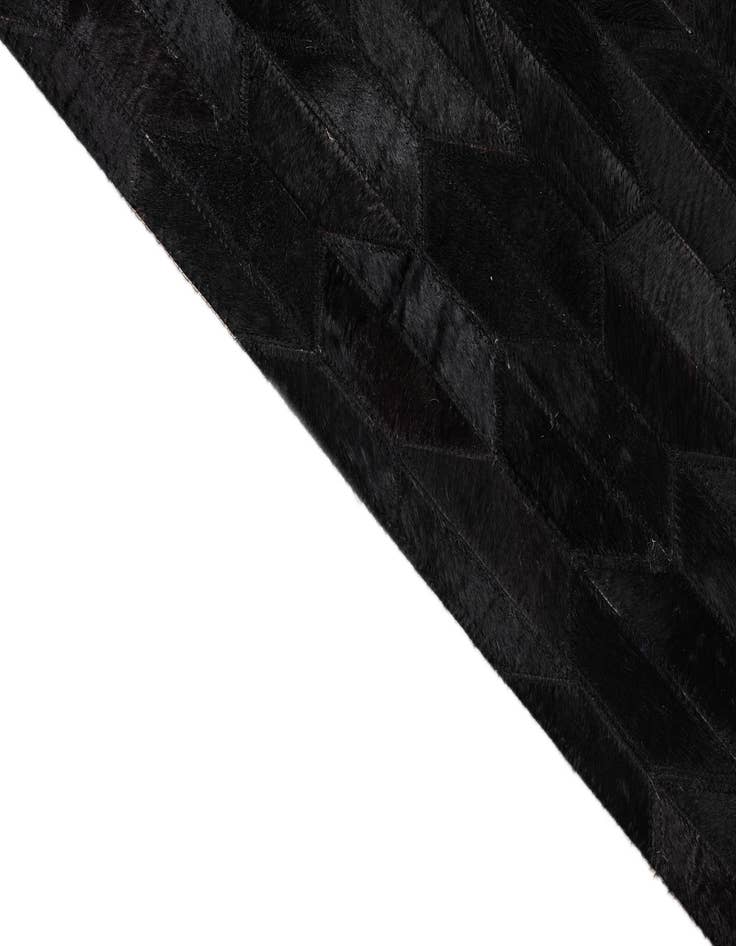 Detail image of 5' 1 x 8' Cowhide Leather Rug