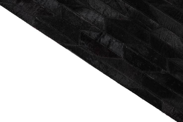 Detail image of 5' 1 x 8' Cowhide Leather Rug