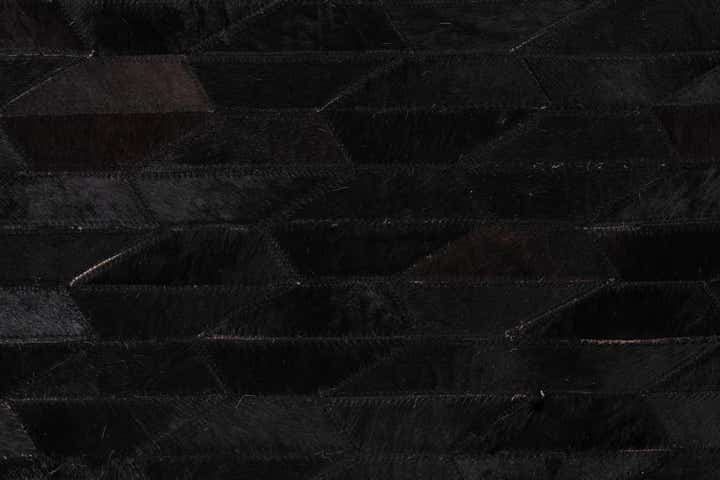 5' 1 x 8' Cowhide Leather Rug