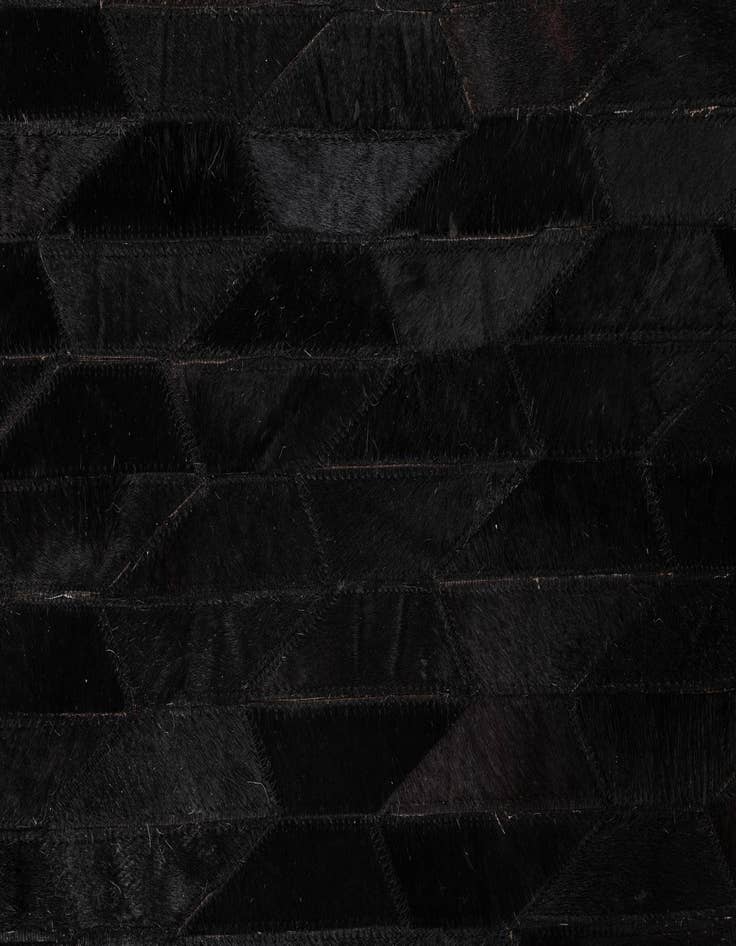 Detail image of 5' 1 x 8' Cowhide Leather Rug