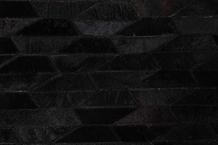 5' 1 x 8' Cowhide Leather Rug