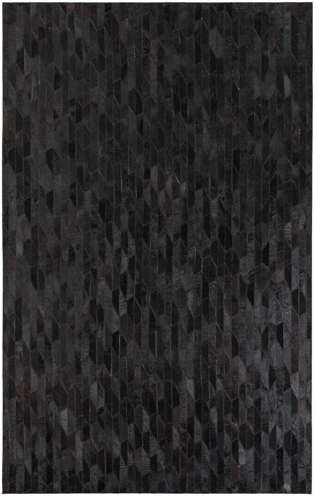 5' 1 x 8' Cowhide Leather Rug