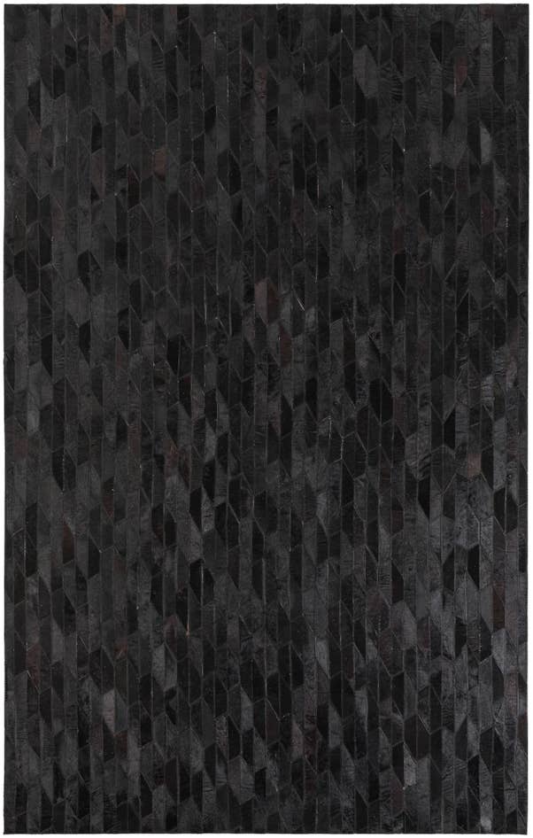 Detail image of 5' 1 x 8' Cowhide Leather Rug