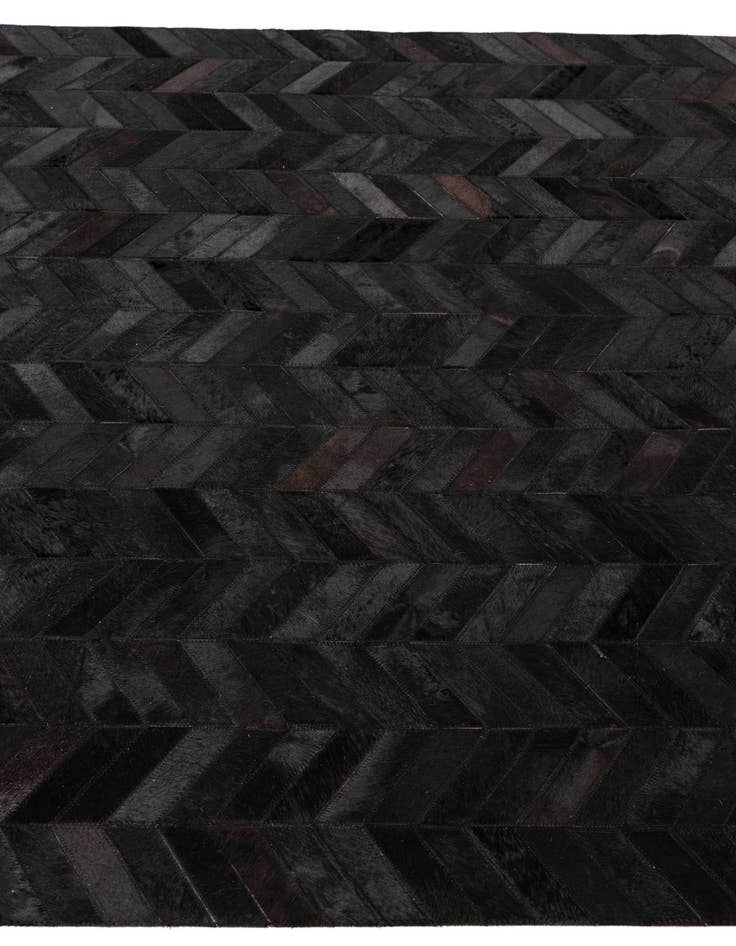 Detail image of 5' 1 x 8' Cowhide Leather Rug