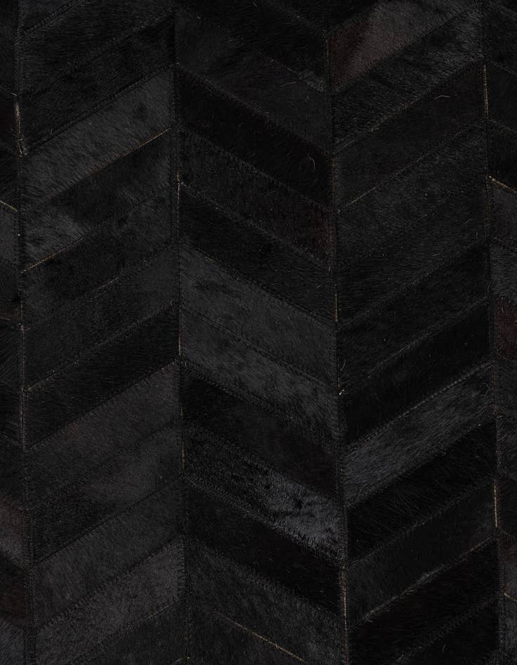 Detail image of 5' 1 x 8' Cowhide Leather Rug