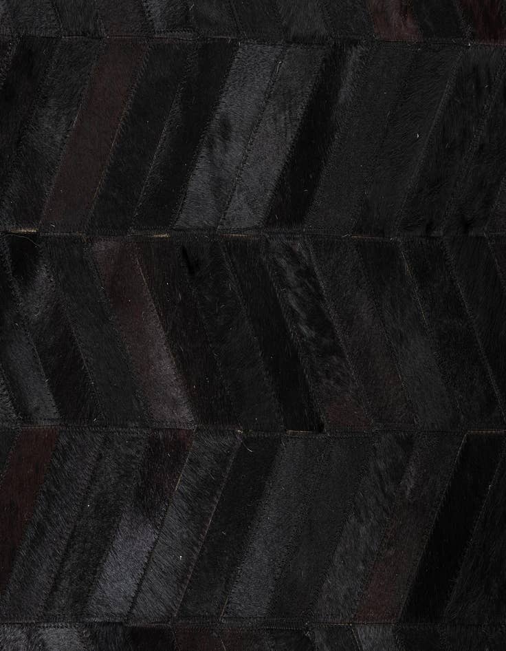 Detail image of 5' 1 x 8' Cowhide Leather Rug