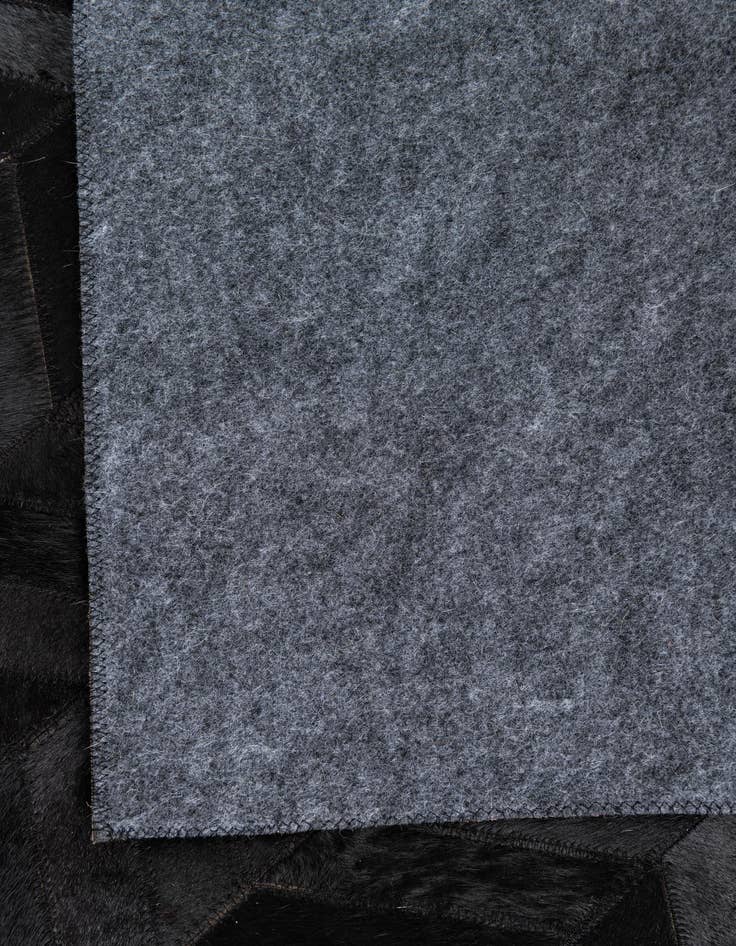 Detail image of 5' 1 x 8' Cowhide Leather Rug