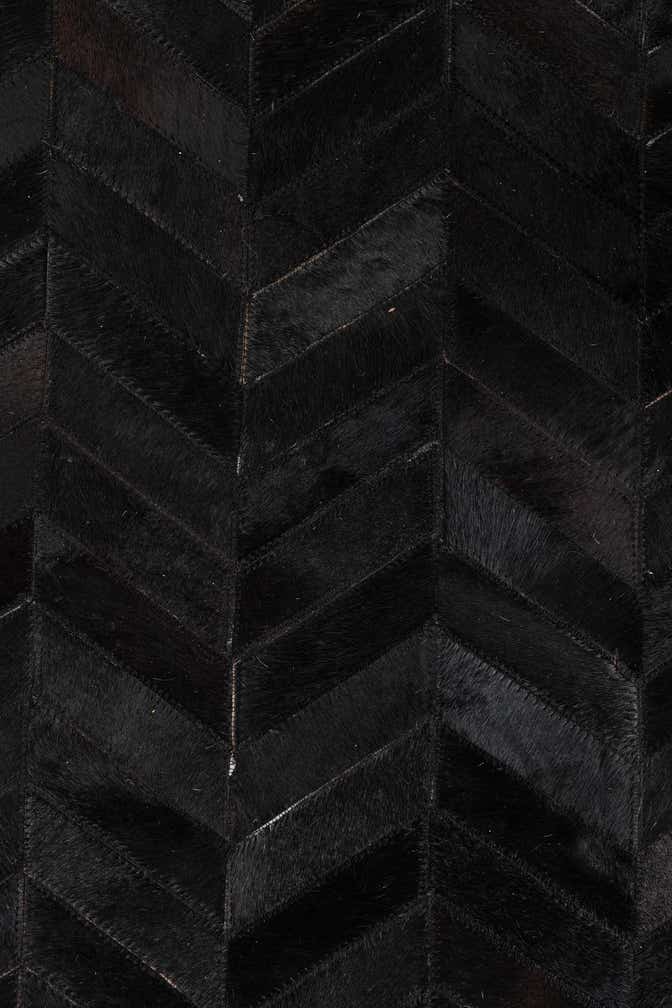 5' 2 x 8' 1 Cowhide Leather Rug
