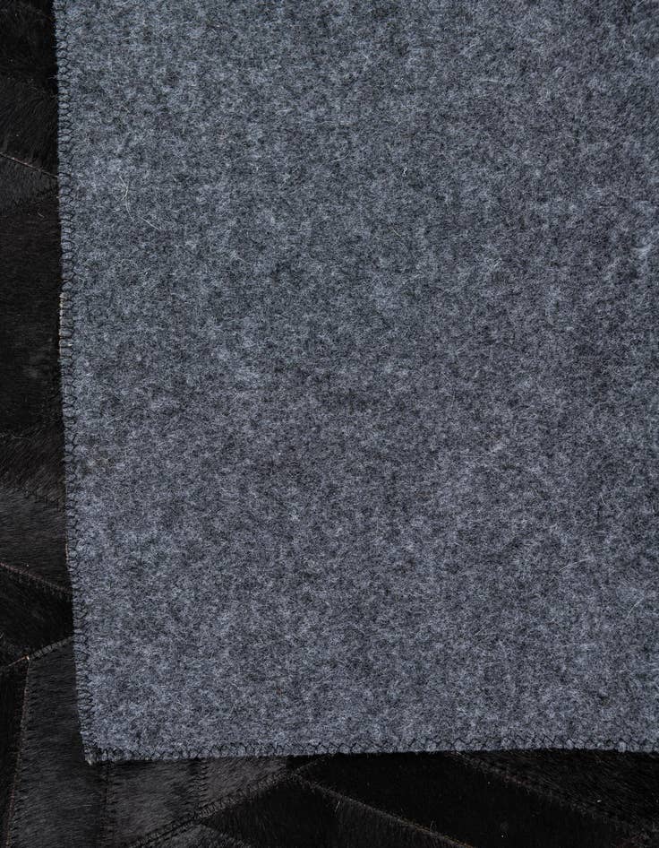 Detail image of 5' 2 x 8' 1 Cowhide Leather Rug